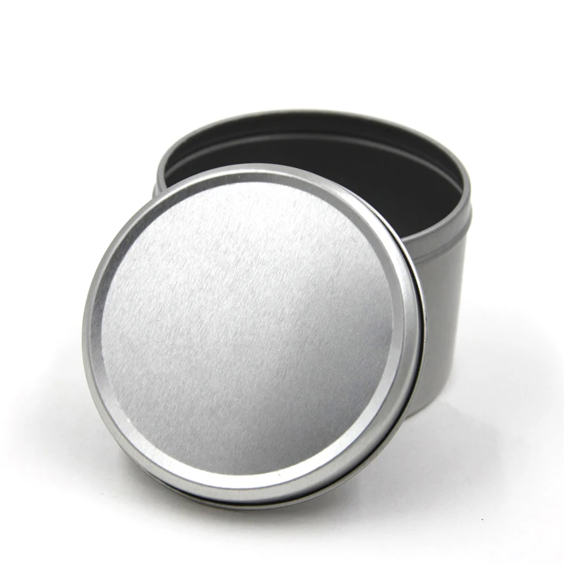 
Candle Can Tin Metal Packaging Container 4oz 6oz 8oz Gold Silver Black 