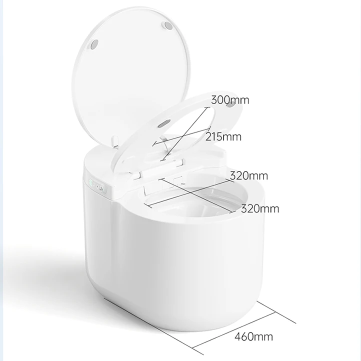 MINI Color Automatically Open Instant Heat Female Washing Intelligent Wc Toilet Electric Bidet Smart Toilet with Remote Control