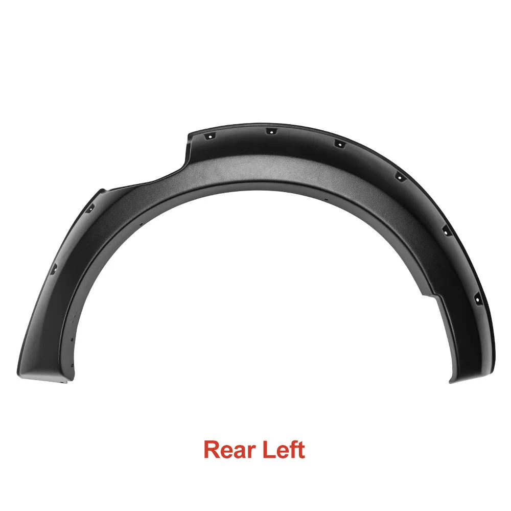 4x4 Car Accessories Black Wrinkle Fender Flares Wheel Arch Fit Navara D23 NP300 2014-2018