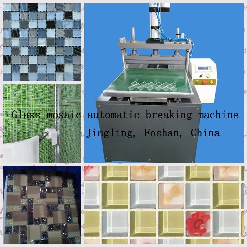 
The low carbon glass mosaic press granulator 