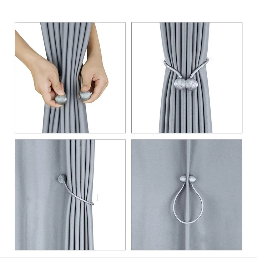 Wholesale Professional New Design Curtain Accessories Magnet Sturdy Decorative Ball Tieback