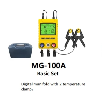 Digital Refrigerant Pressure Gauge Tool Set MG-10mini MG-100 MG-100A MG-100B Tester Extra Large LED Screen For Auto AC Systems
