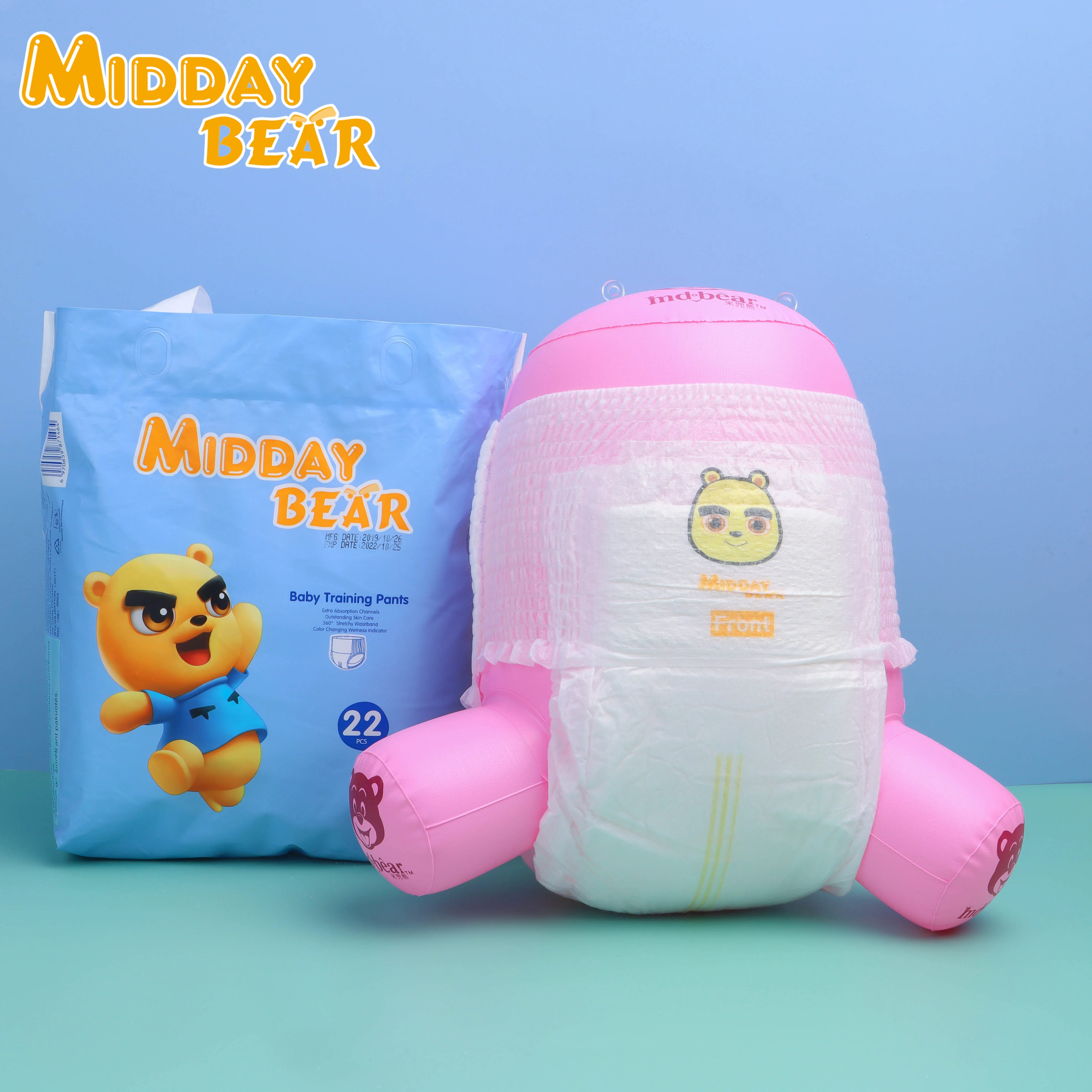 Baby Pull up Diapers New Design  Non Woven Fabric Printed Diaper Nice OEM Package Fashion Top Selling Disposable nappies