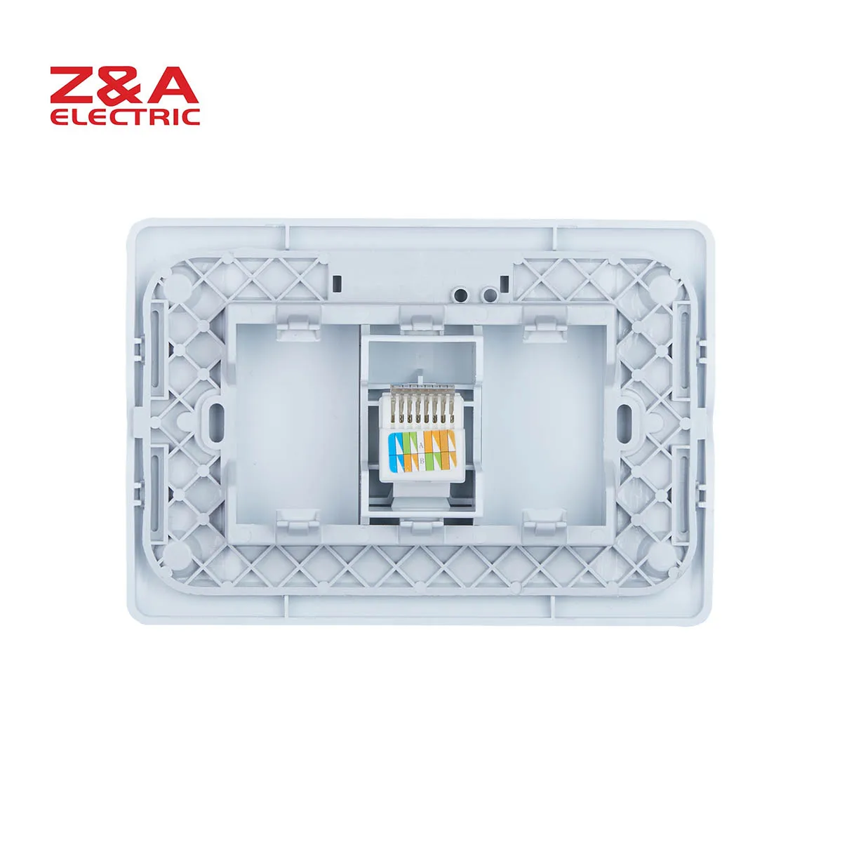 TB1118W TB Series White color Z&A ZA Electric wall  socket of lan