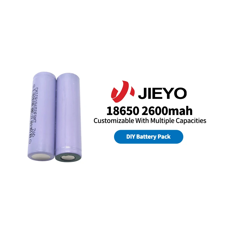 JIEYO 18650 Cylindrical Cell 2600mah 3.7v Li-ion Rechargeable Battery For Electric Bicycle Battery