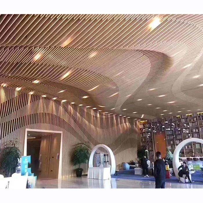 Oem Factory Aluminium Wave Profil Aluminium Profiles Extrusion  Aluminum Tube Profile For Ceiling Wall Decoration Material