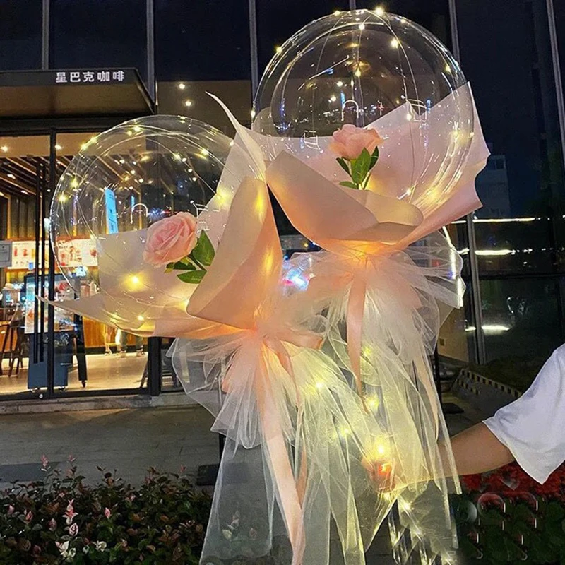Hot Selling Bubble Balloons Advertising Balloons Luminous Balloon Transparent