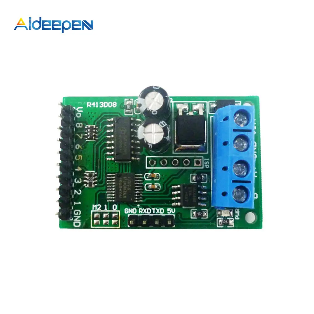 DC 5V 12V 24V Relay Module 8CH RS485 RS232 (TTL) Modbus RTU Control Module UART for Relay Switch Board PLC