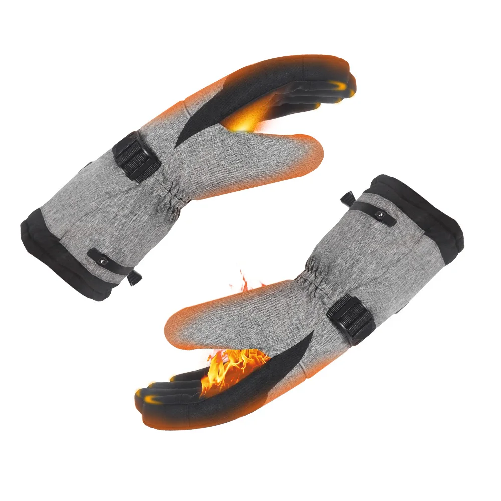 3,7 В 5000 мАч сенсорный экран электрическое отопление согревающие литиевые батареи лыжные перчатки с подогревом
