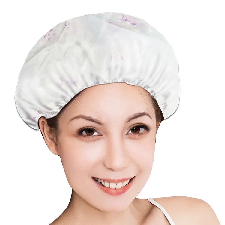 
best selling product amazon top seller 2021 Customized satin durable shower cap custom hair cap 