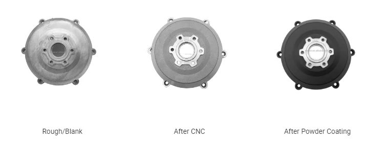 High Precision Aluminum Parts Die Cast 22.5 Wheel Cover Hub Cap Die Casting Services