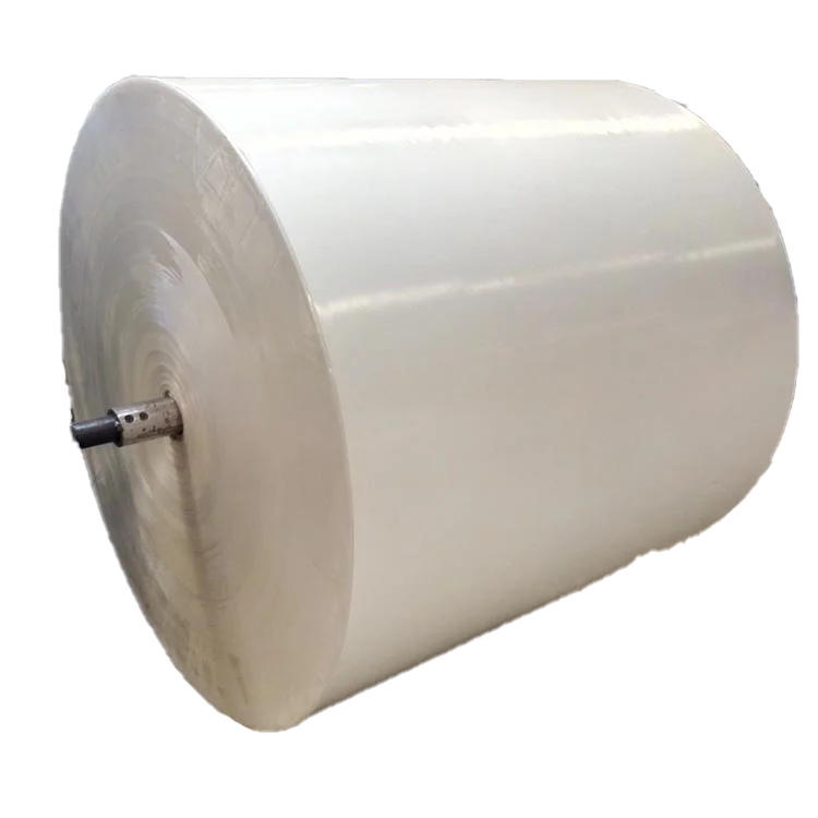 Бумажный стаканчик с покрытием по индивидуальному заказу пищевая Водонепроницаемая печать односторонняя полиэтиленовая бумага рулон бумаги