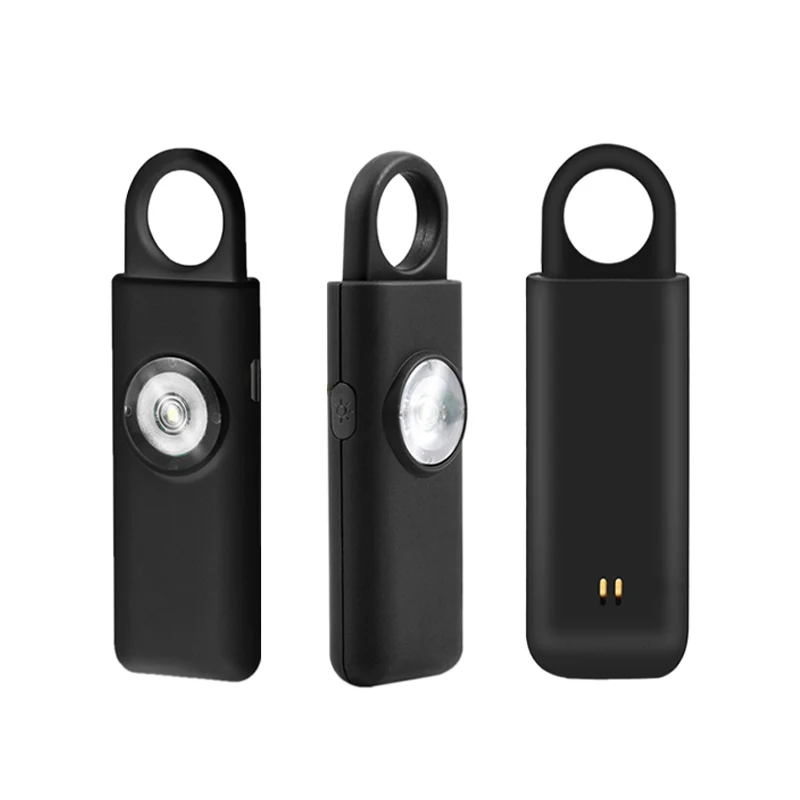 Pocket Alarm 130db Flashlight Self Defense Siren Personal Alarm For Lady For Elderly