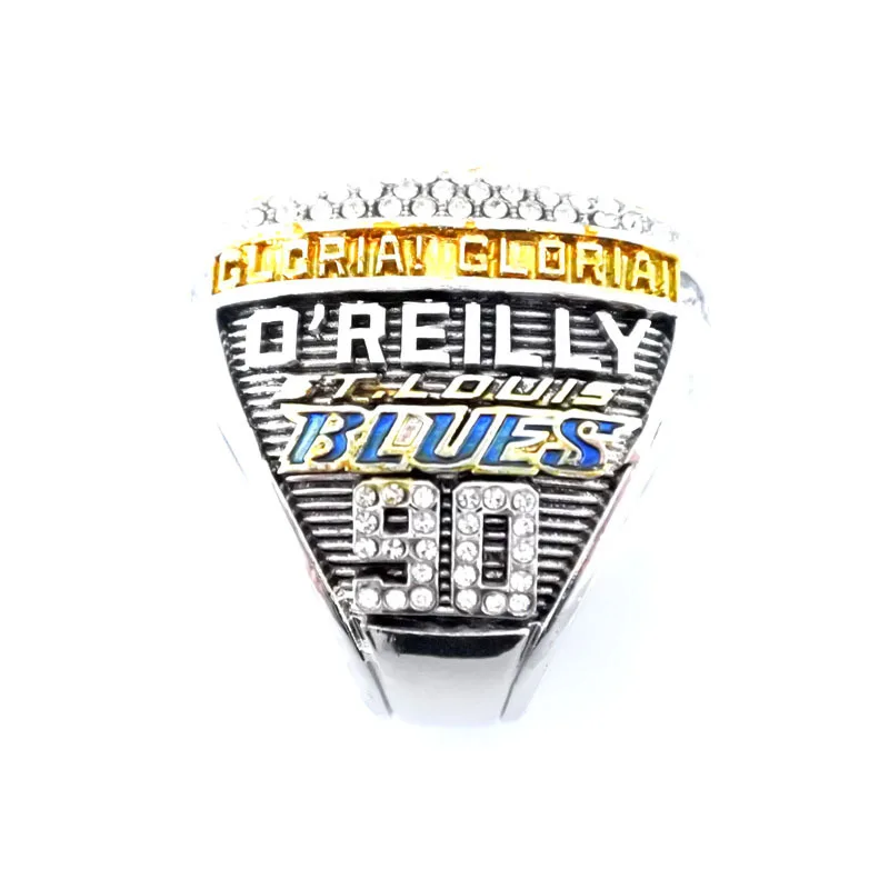 
2020 Louis Gold Flag Glory Championship Ring Zircon Alloy Sport Ring Athletic Memorial Jewelry for men and women fans gift 