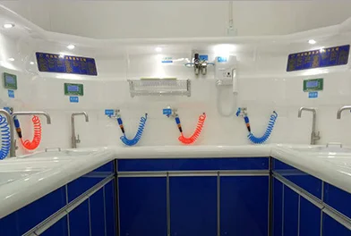 
Polymer endoscope cleaning workstation for hospital 