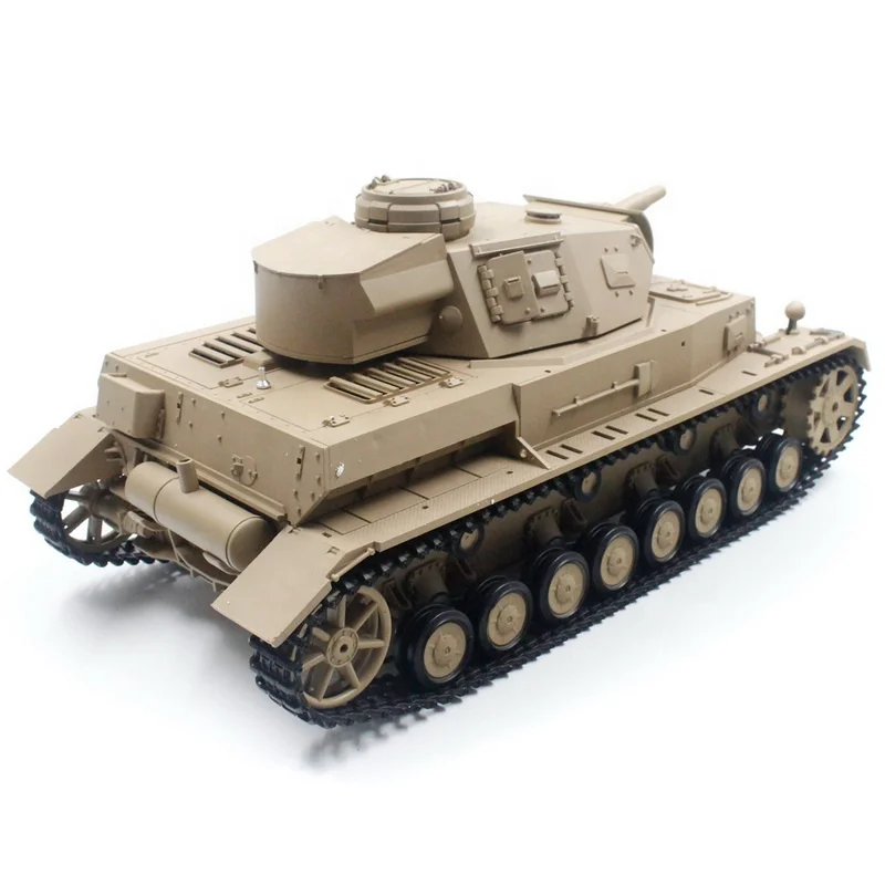 Heng Long 3858-1 1:16 German Panzer IV F Type RC Medium Tank Toy With Smoking