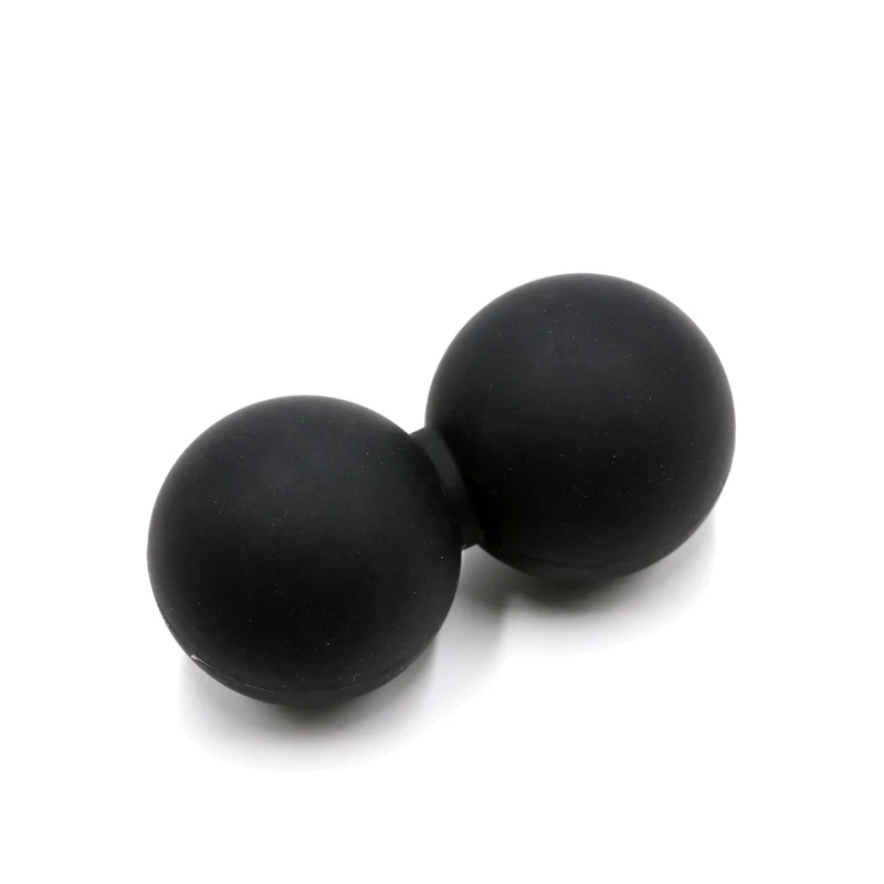  Wholesale New Non-toxic Eco Silicone Double Peanut Lacrosse massage