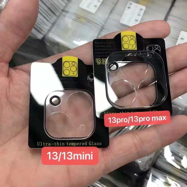 Amazon Best Selling High Quality 3D 9H Camera Lens Tempered Glass for iPhone 13 pro max Camera Lens Film