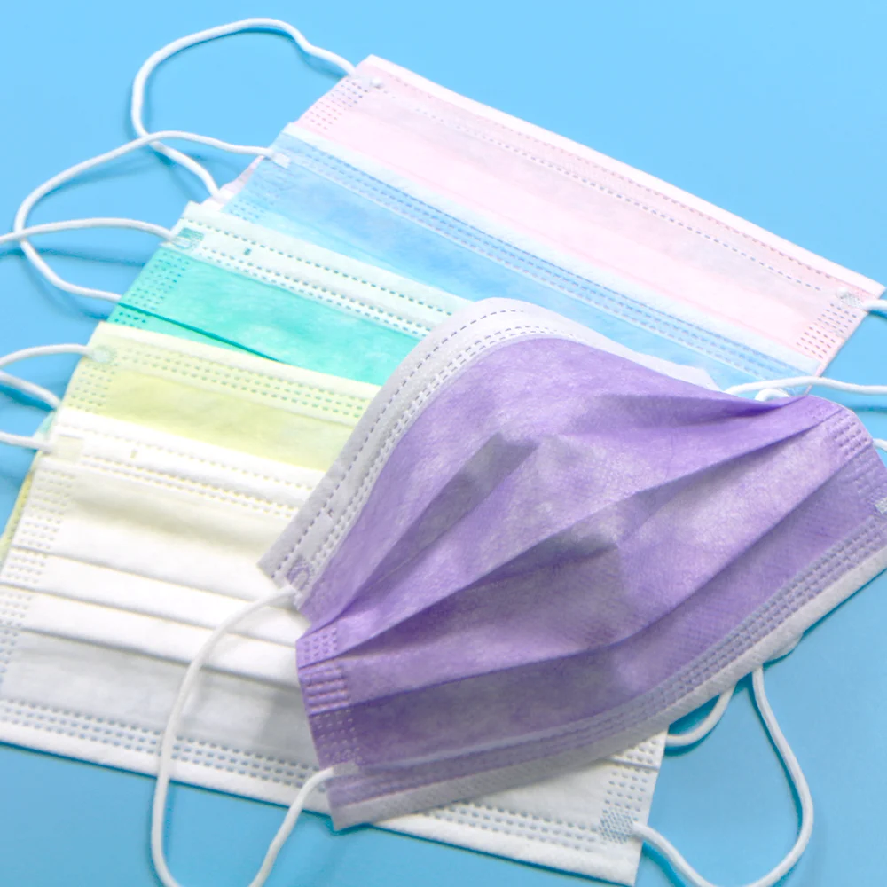 Disposable Medical Low Sensitivity Face Mask With Foam  wholesale 50 pcs box ASTM Level 1