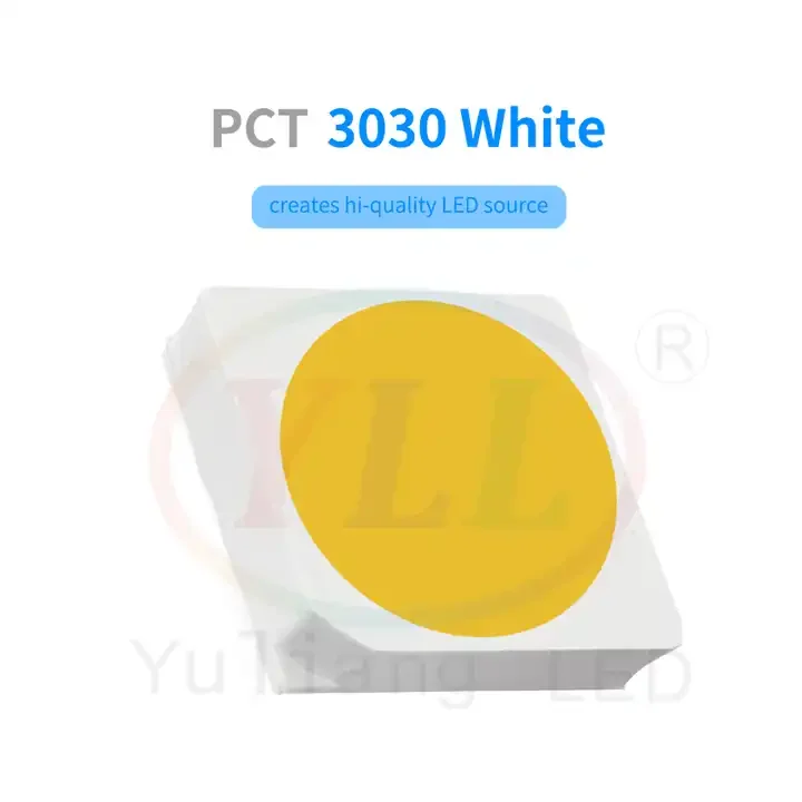 Сверхпоток Epistar 1 Вт PCT 3030 натуральный белый smd светодиодный чип с 120 градусом для автомобильного освещения прожектор уличный свет