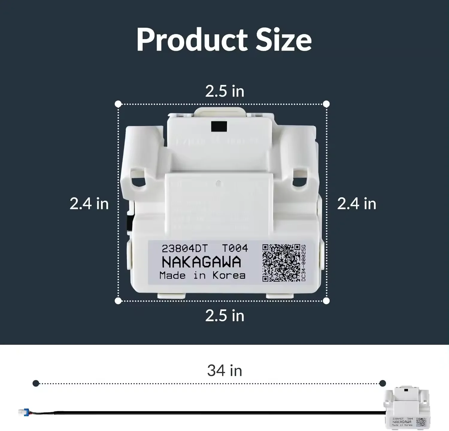 DC34-00025G Switch Door Lock Replace AP6884125 PS12720530 EAP12720530 Compatible with Sam sung Washer Door Lock