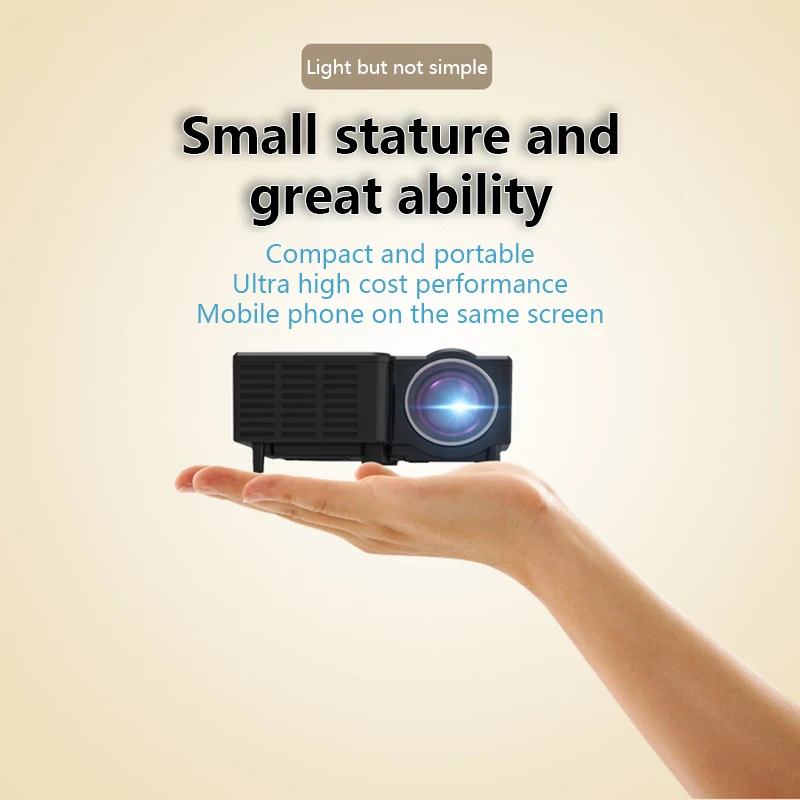 Smart Android Mini Pocket Projector Led Portable Kids Gift Outdoor Movie Beamer LCD Home Video Mini Projector