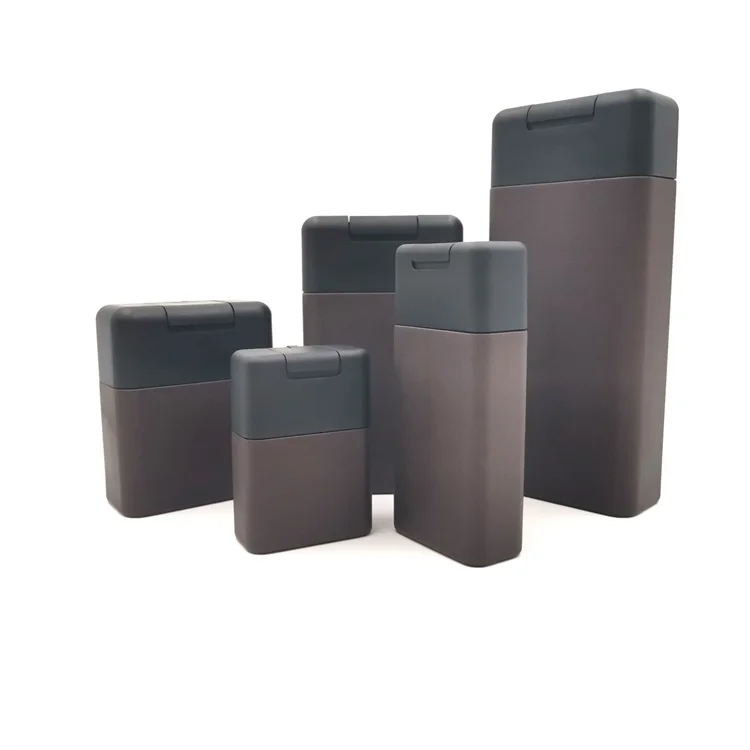 Sell 50ml 250ml 8oz Skincare Product Matte Black Soft Pe Shampoo Body Wash 100ml Plastic Bottles with Flip Top Caps