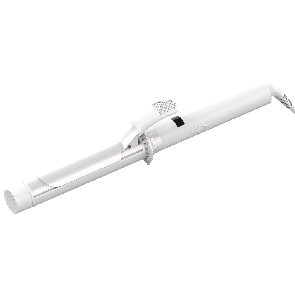 Hot Sale 2-in-1 Wand Tourmaline Rotating Waves Hot Waver and Hot Iron Curling Adjustable Height with LCD Temperature Display