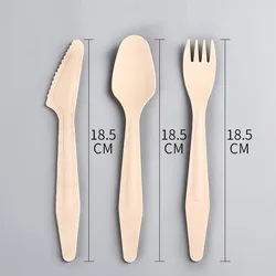 The factory directly sells disposable high-quality wooden spoon, honey dessert wooden spoon and wooden fork