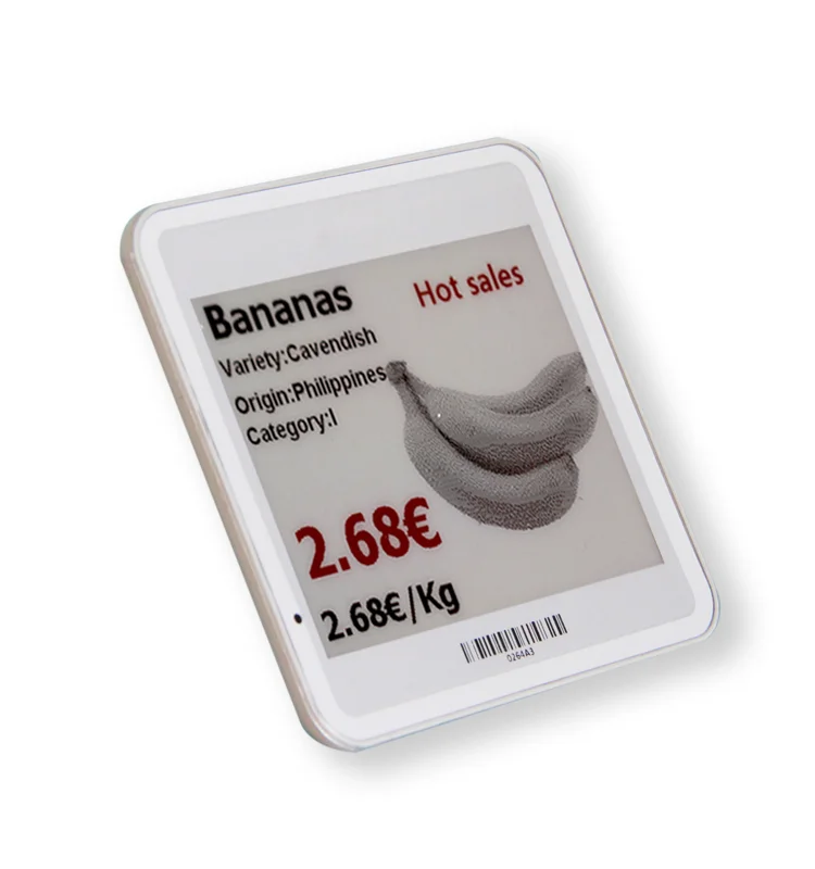 
Epaper Labels Red Color Security Colors E-Ink E Esl Price Tag 