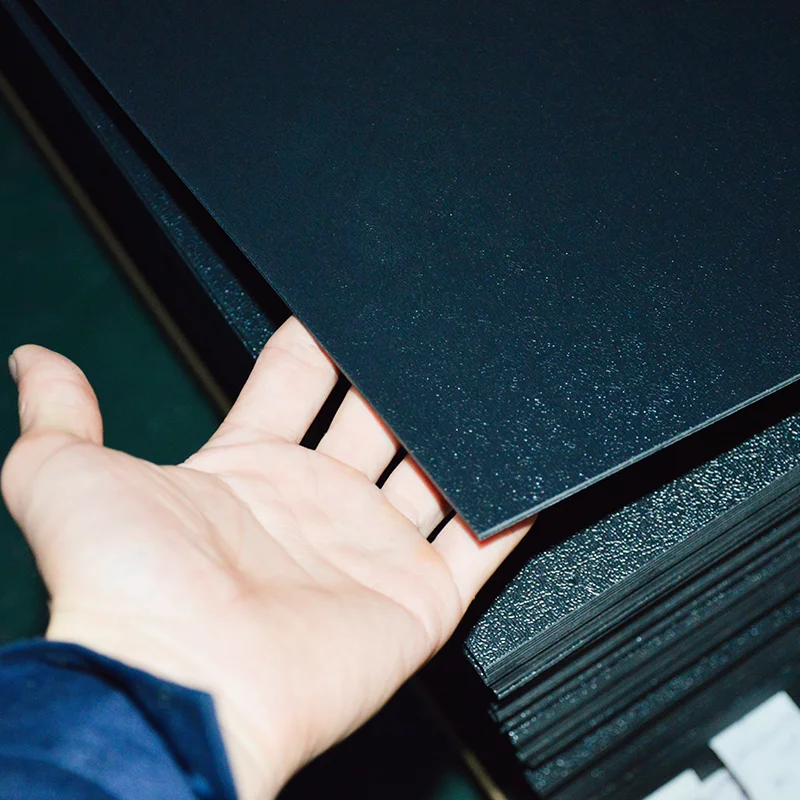 factory price thin rigid matt surface black plastic pvc sheet roll for vacuum forming