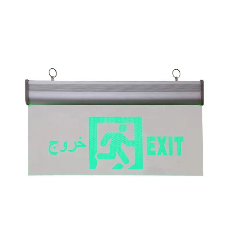 Exit Sign Battery Powered Emergency Exit Lights Combo Exit Sign With Battery Backup
