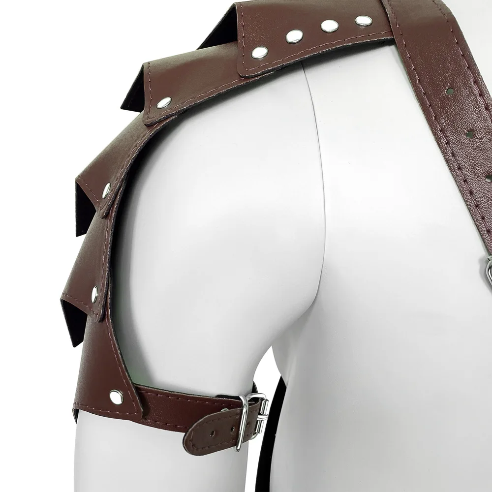 Men Harness Punk Gothic Leather Adjustable Body Chest Harness Cosplay Nightclub Exotic Costumes For Male