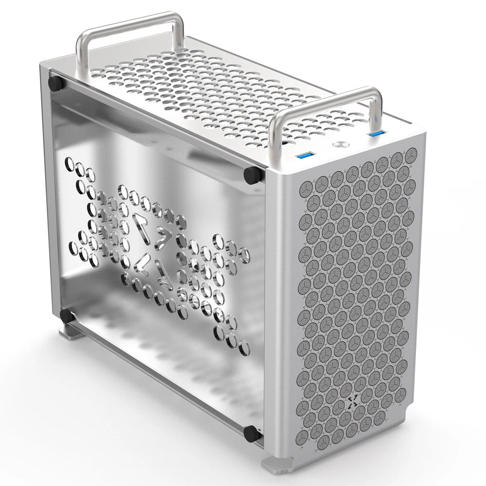 
Hot sales Gaming ATX PC Desktop ATX Chassis With RGB Fans& Glass on front panel Desktop computer Aluminum Computer Chassis 