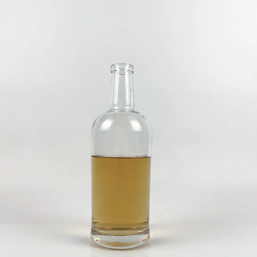 700ml Popular Glass Vodka Tequila Brandy Whisky Bottle Bottles