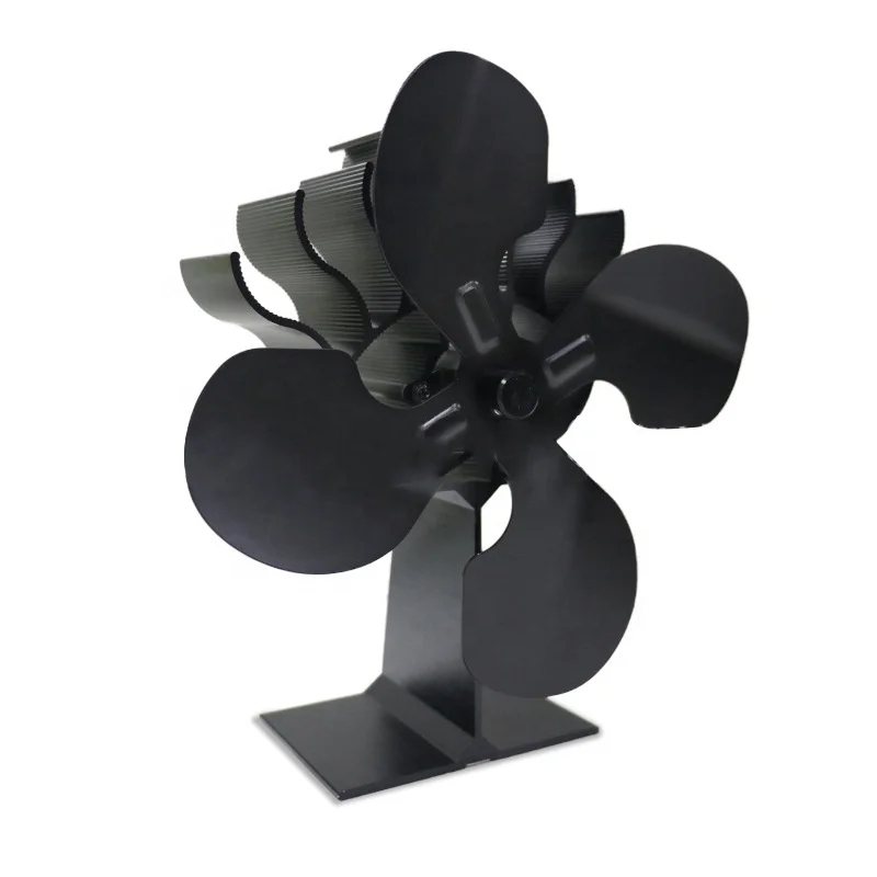 Keep Warm Non Electric Self Heat Powered High Speed Wood Stove Fan Fireplace Fan