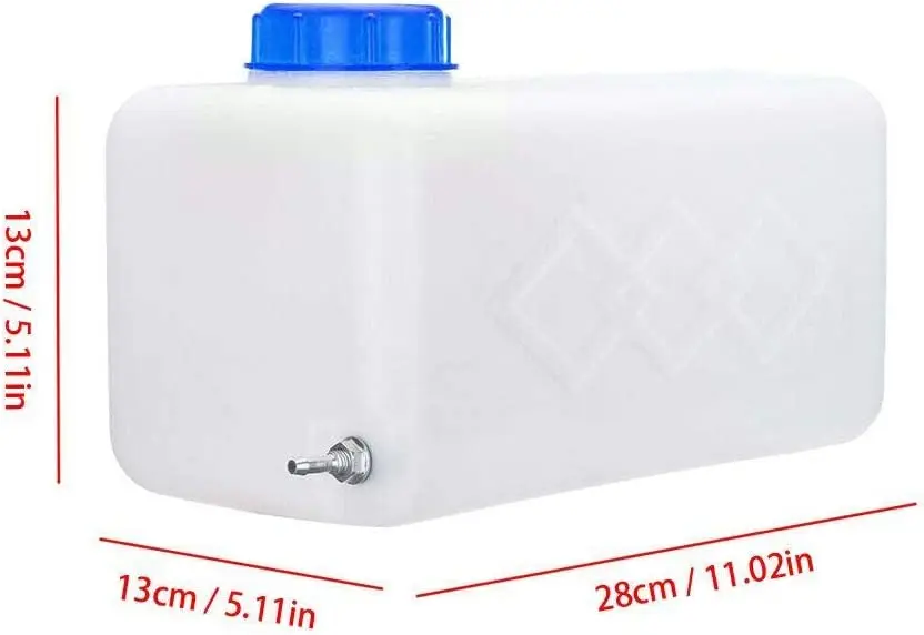 OkyRie Fuel Tank 5.5L 5L Oil Gasoline Diesels Petrol Plastic Storage Canister Water Tank For Boat Car Truck Parking Heater