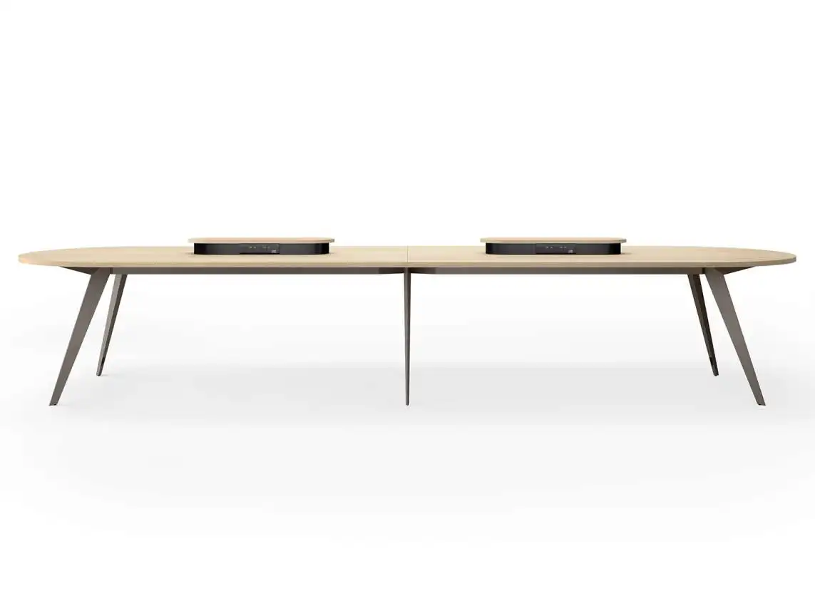 Green Chill  Comet Conference Table Modern Nordic minimalist conference  office  negotiation  training  wired long table