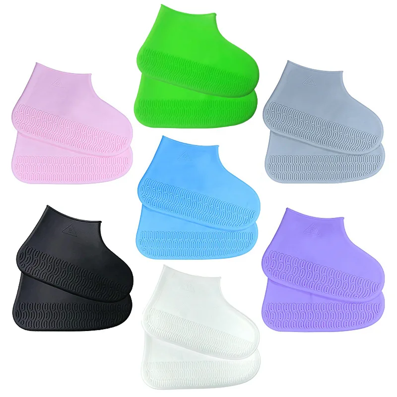 
Reusable waterproof silicone shoes cover kid and adult rain boots 