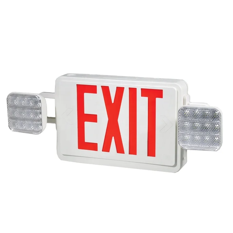 LED EXIT SIGN Emergency Lighting Led Indicator With LED Heads