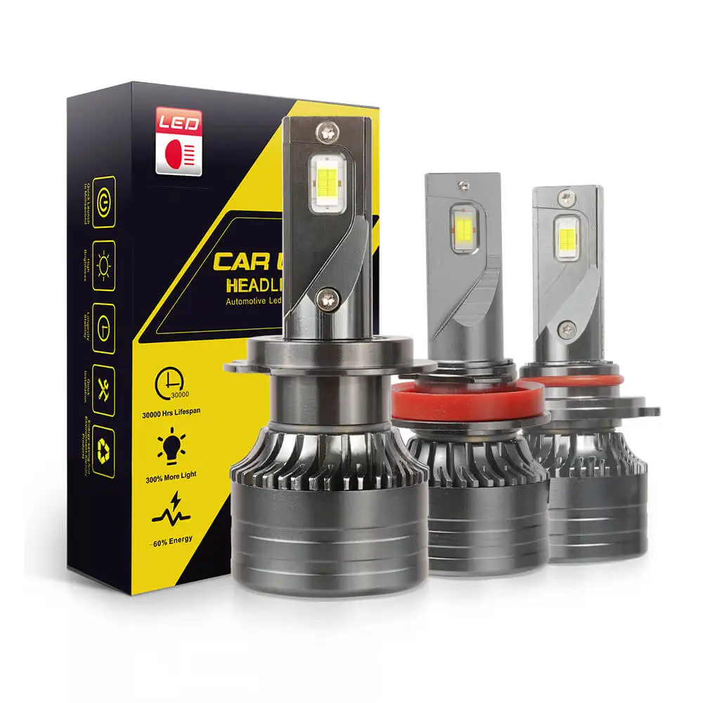 High-Quality Automotive Repair Part Canbus H7 LED Headlight Bulb 120w 9008 LED Headlight Bulbs H5 LED Headlight Bulbs for Benz