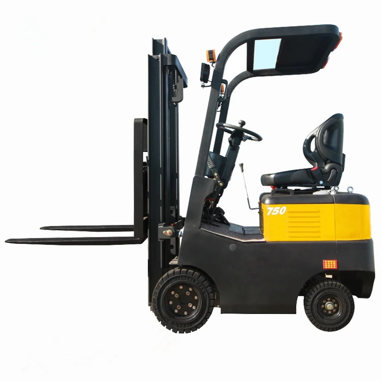 compact forklift mini size 1000kg  3m height 4 wheels  indoor use electric forklift cheap price narrow aisle forklift