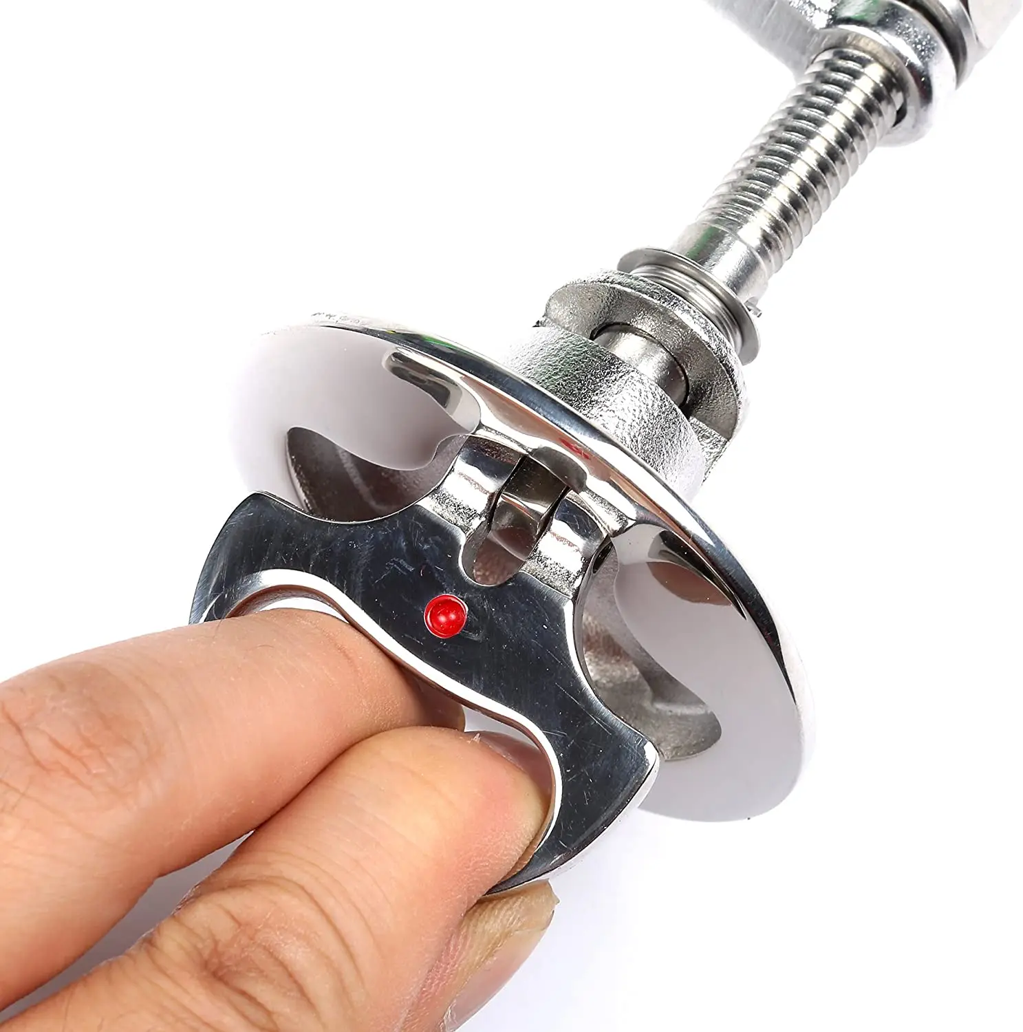 Boat Compartment Cam Latch Adjustable Kayaks Door Locks Sailboat Fasteners Universal Hardware Marine Hatch Pull with Back Plate