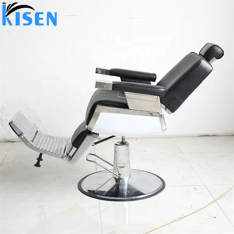 2024 популярное высококачественное антикварное парикмахерское кресло черный коричневый гидраул Парикмахерская мебель для мужчин