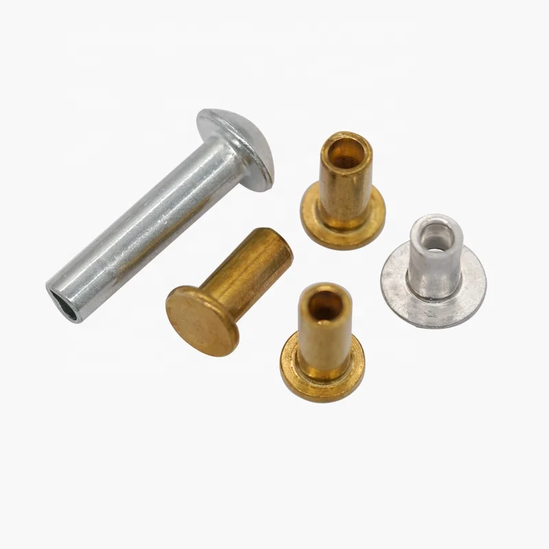 Manufacturers Customize Fasteners half round Head stainless steel Semi Tubular Rivet