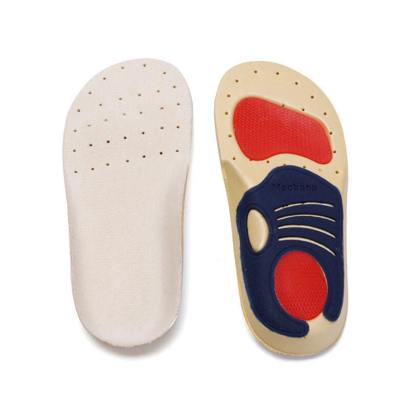 Kids Orthotic Arch Support Insoles Breathable Running Shoe Pad Soy Fiber Feet Care Inserts Pad Adjustable Orthotic Insoles