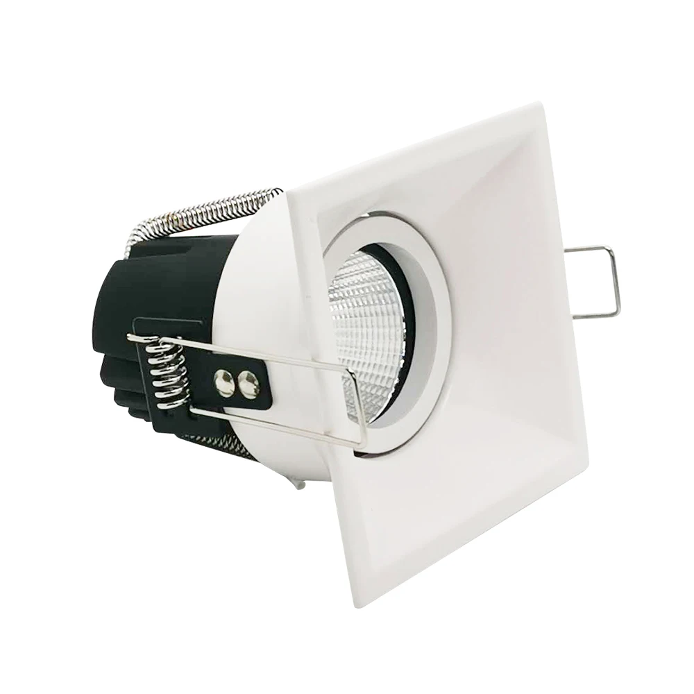 12w dimmable waterproof deep fitting cob trimless surface mounted recessed light frame led wall washer downlight housing fixture
