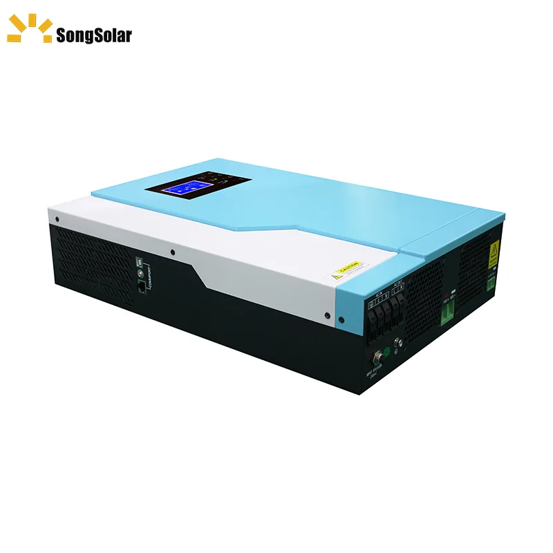 Europe USA Warehouse Hybrid Solar Inverter 24V 48V 3000w 5000w Hybride Invertor With MPPT Charge Controller Inversor