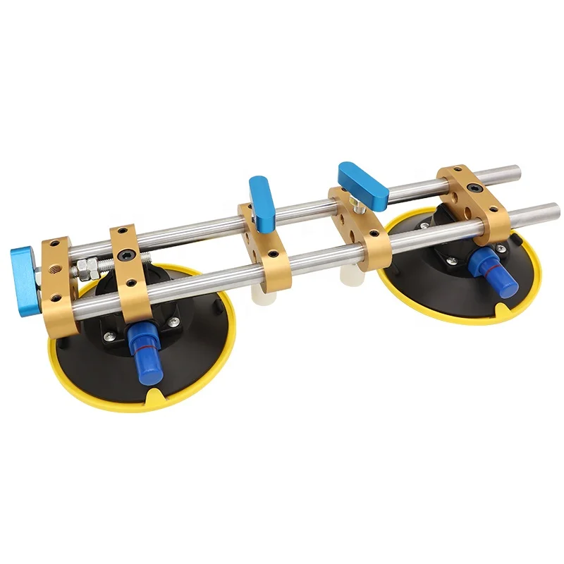 High Quality Hand Tools Suction Cup Vacuum Lifter Double 2 Claw Suction Cup Sucker For Glass