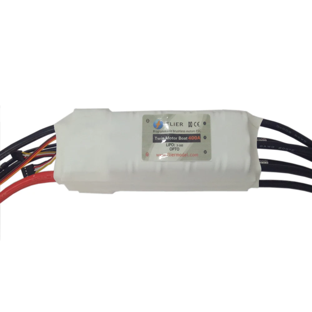 Новый дизайн 16S 400A двойной мотор ESC Rc контроллер для доски серфинга HV с водяным охлаждением Esc бесщеточная лодка